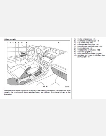 subaru wrx 2018 owners manual rhd and lhd